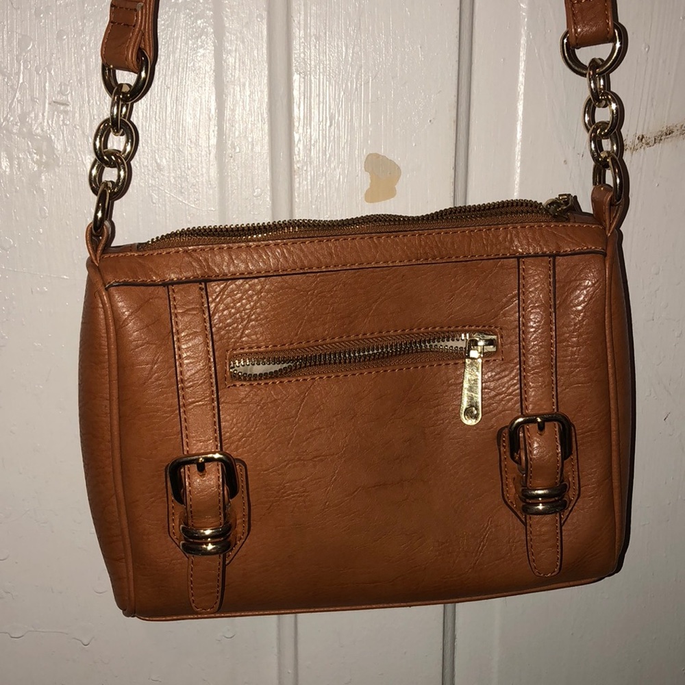 Tan charming Charlie’s crossbody bag